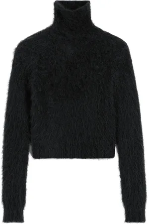 Ami Brushed-effect cotton jumper