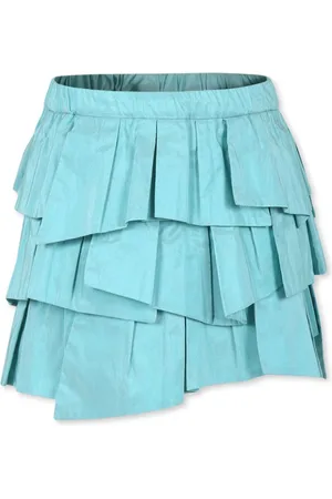 DOUUOD KIDS Elasticated asymmetric skirt