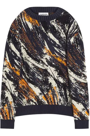 Lanvin Abstract Jacquard jumper