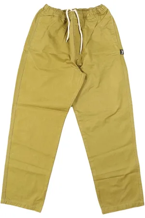 STUSSY Drawstring cotton trousers