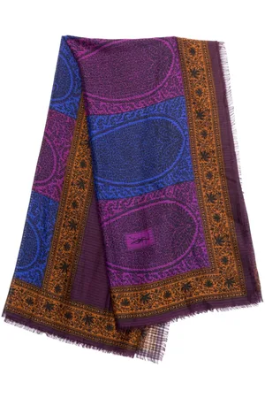 Saint Laurent 1970s floral-print scarf
