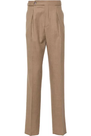 Incotex Straight-leg wool trousers