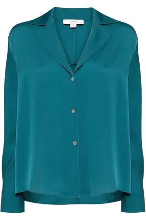 Vince Silk dolman-sleeves blouse