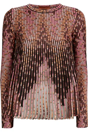 Missoni Striped pleated jumper