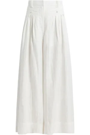 Farm Rio Pleated linen trousers