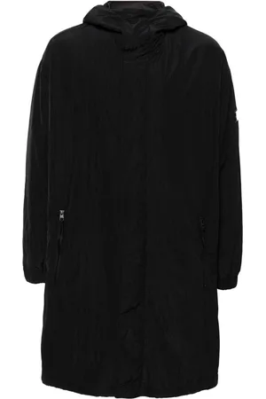 HUGO BOSS Logo-label water-repellent coat