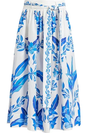 Farm Rio Organic cotton midi skirt