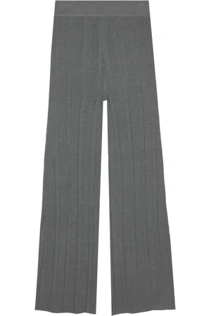 REMAIN Ribbed knitted trousers