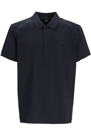 HUGO BOSS Logo-emed polo shirt