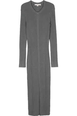 REMAIN Ribbed knit midi dress