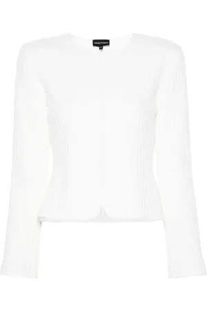 Emporio Armani Waffle-knit jacket