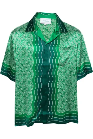Casablanca Column-monogram shirt