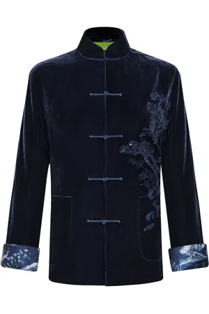 SHANGHAI TANG Mandarin embroidered-design jacket