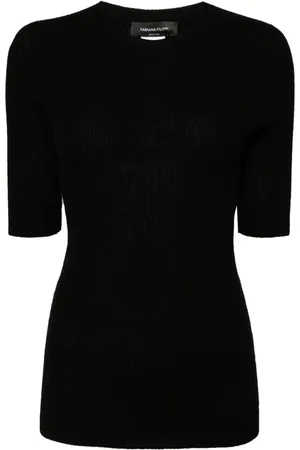 Fabiana Filippi Ribbed-knit crew-neck jumper