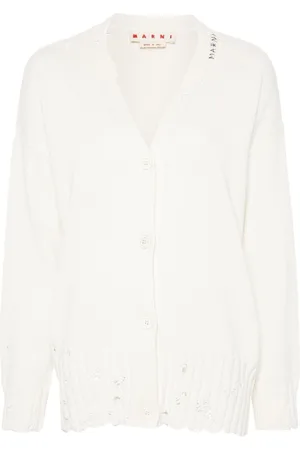 Marni Logo-embroidered cardigan