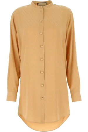 Gucci Horsebit-embroidered long-sleeve shirt