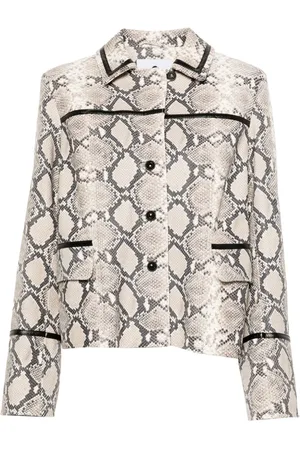 Marine Serre Python-print jacket