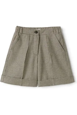 Il gufo Check-patterned shorts