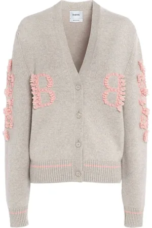 Barrie B-logo cashmere cardigan