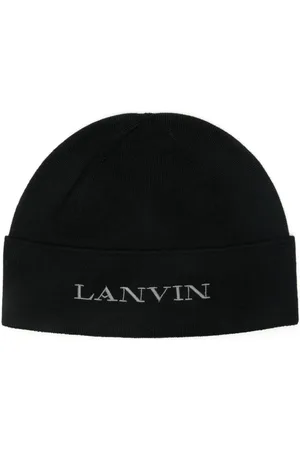 Lanvin Logo-embroidered beanie