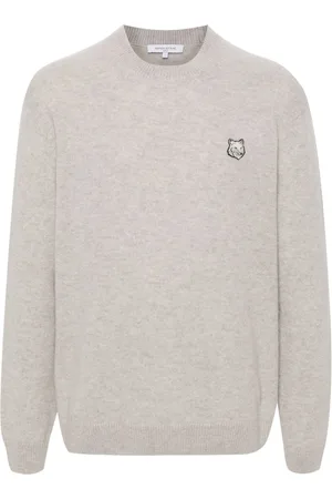 Maison Kitsuné Fox-motif sweater