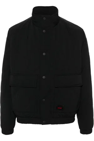 HUGO BOSS Logo-tag water-repellent jacket