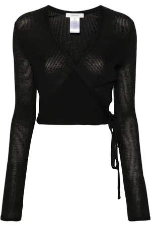 LEMAIRE Wrap-design cardigan