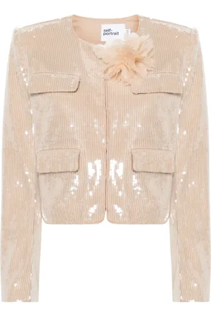 Self-Portrait Sequinned jacket