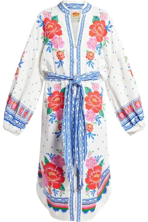 Farm Rio Flowers Beach midi dress