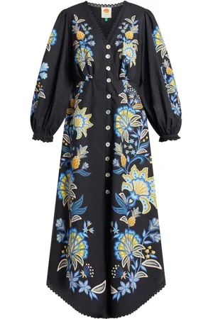 Farm Rio Garden midi dress