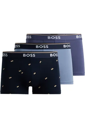 HUGO BOSS Logo-waistband boxers (set of three)