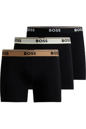 HUGO BOSS Logo-waistband boxers (pack of three)