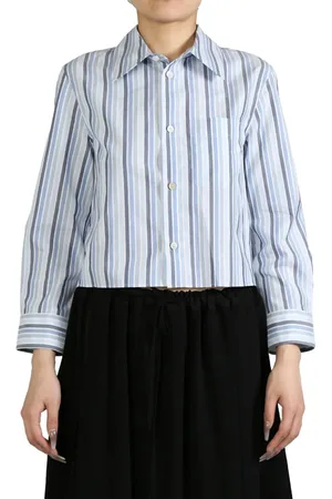 Marni Striped cropped shirt
