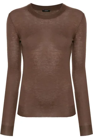 Joseph Cashair round-neck sweater