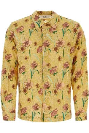 Séfr Floral-embroidered shirt