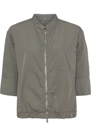 TRANSIT Zip-fastening cotton jacket