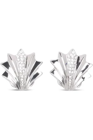 Julietta Small Metal Shell clip-on earrings