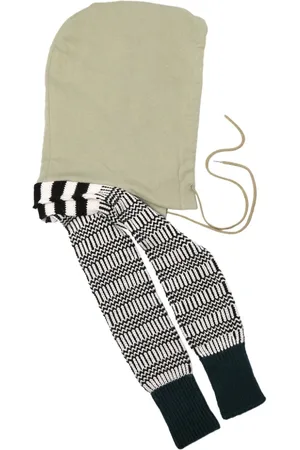 MERYLL ROGGE Panelled hooded scarf