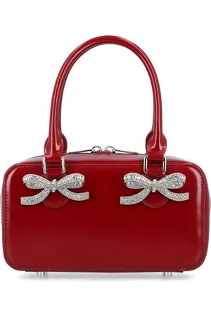 Self-Portrait Rhinestone-embellished mini bag