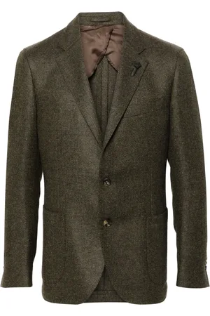 LARDINI Brooch-detail blazer
