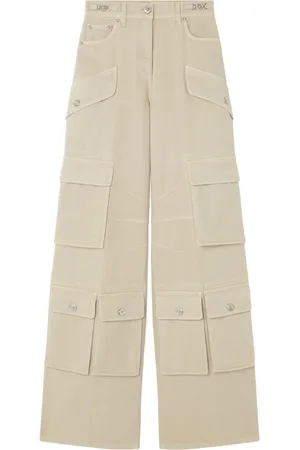 VERSACE Cotton cargo jeans