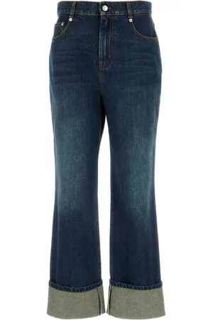 Alexander McQueen Straigh-leg mid-rise jeans