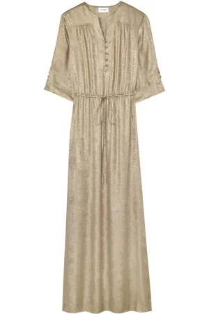 ST. JOHN Metallic maxi dress