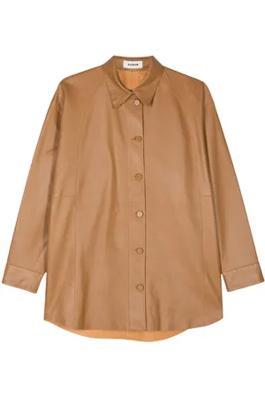 AERON Longsleeve leather shirt