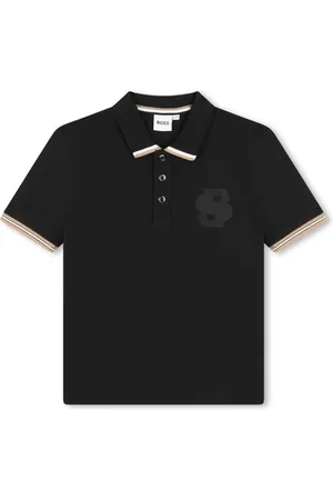 HUGO BOSS Logo-embroidered piqué-weave polo shirt