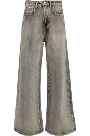 JNBY Wide-leg cotton jeans