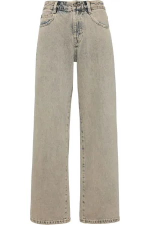 JNBY Logo-patch straight jeans