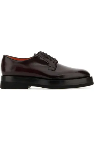 santoni Leather lace-up shoes