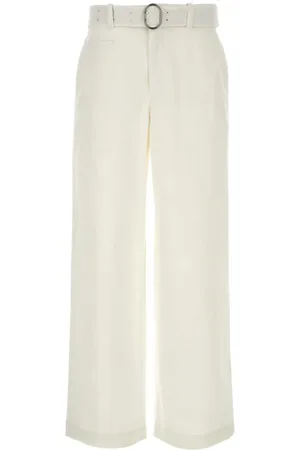 Jil Sander Belted-waist wide-leg trousers