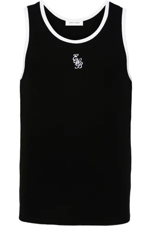 Ernest W. Baker Logo-embroidered tank top